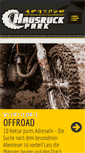 Mobile Screenshot of hausruckpark.at
