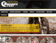 Tablet Screenshot of hausruckpark.at